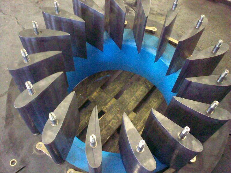 Výroba vodních turbín